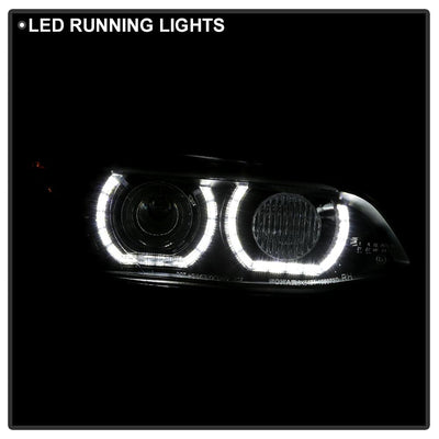 LED DRL Black Projector Headlights <br>08-10 BMW 328i 335i M3 2008 BMW 328xi 335xi