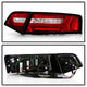 Red Clear LED Tail Lights <br>09-12 Audi A6 A6 Quattro