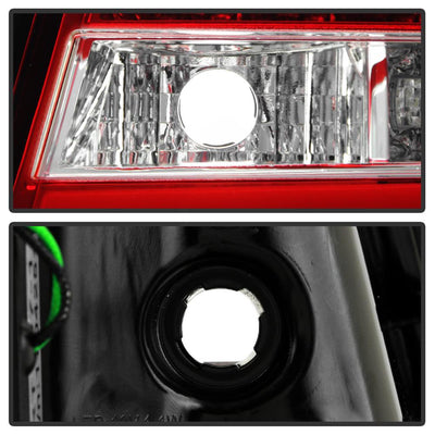 Red Clear LED Tail Lights <br>09-12 Audi A6 A6 Quattro