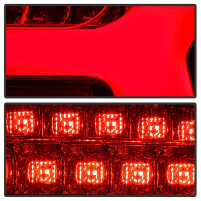 Red Clear LED Tail Lights <br>09-12 Audi A6 A6 Quattro