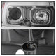 Version 2 Chrome Light Bar Projector Headlights <br>99-04 Jeep Grand Cherokee