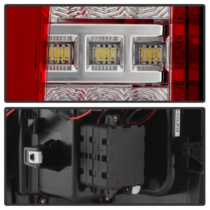 Red Clear LED Tail Lights <br>15-22 Chevrolet Colorado 15-19 GMC Canyon