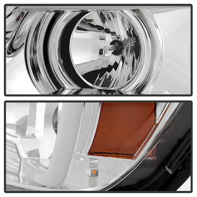 Light Bar LED Chrome Projector Headlights <br>15-19 Chevrolet Colorado