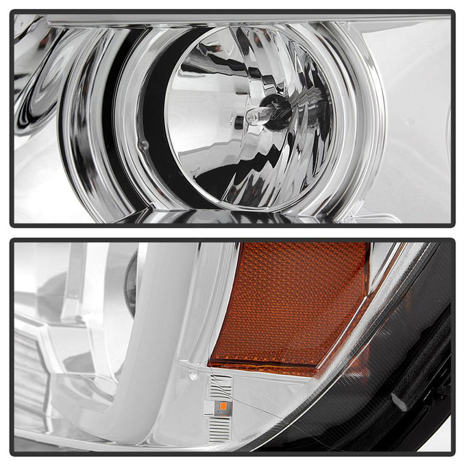 Light Bar LED Chrome Projector Headlights <br>15-19 Chevrolet Colorado