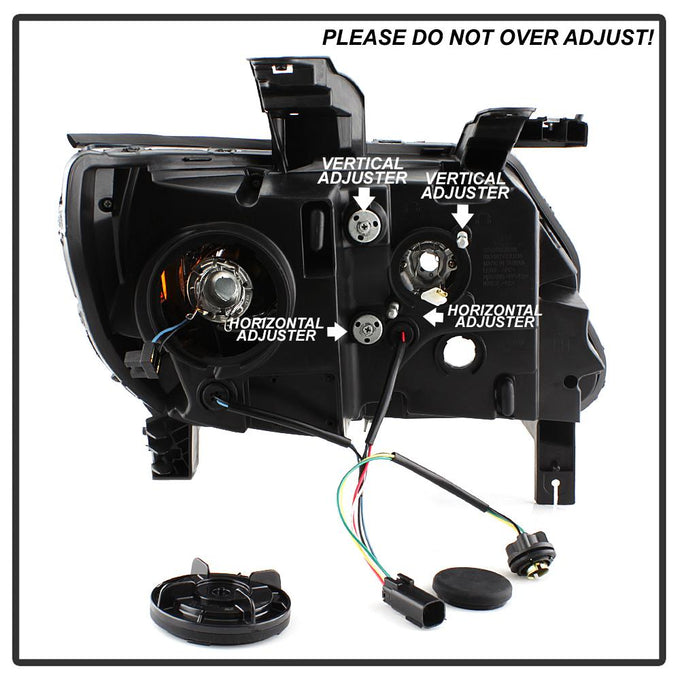 Light Bar LED Chrome Projector Headlights <br>15-19 Chevrolet Colorado