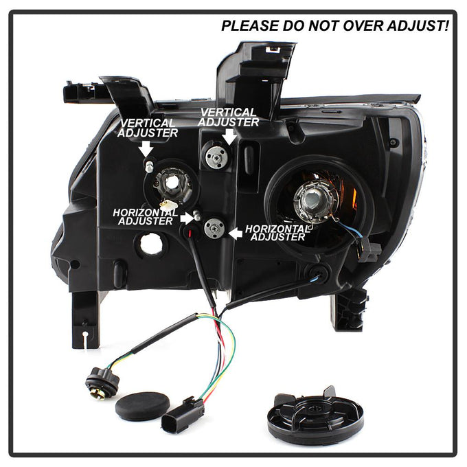 Light Bar LED Black Projector Headlights <br>15-19 Chevrolet Colorado