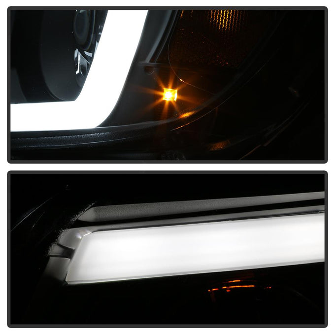 Light Bar LED Black Projector Headlights <br>15-19 Chevrolet Colorado