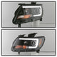 Light Bar LED Black Projector Headlights <br>15-19 Chevrolet Colorado