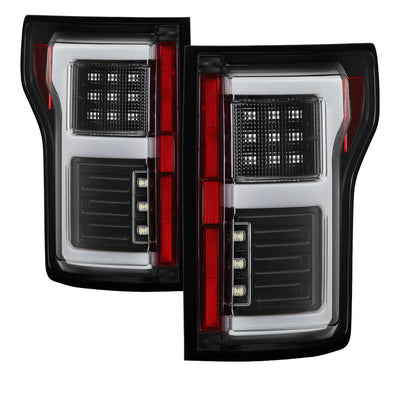 Black LED Tail Lights <br>15-17 Ford F-150
