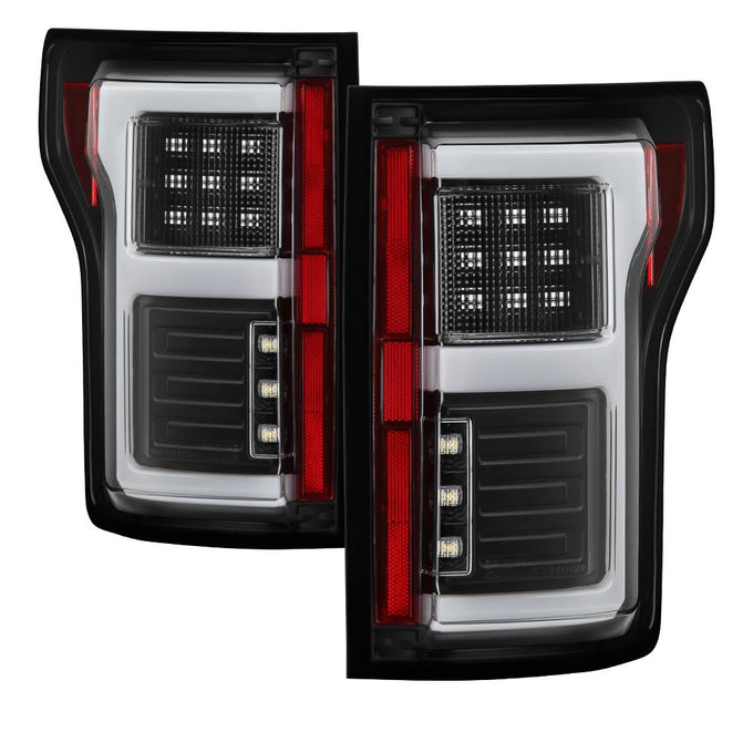Black LED Tail Lights <br>15-17 Ford F-150
