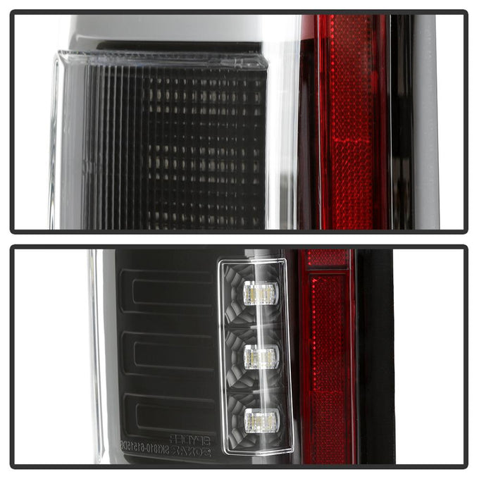 Black LED Tail Lights <br>15-17 Ford F-150
