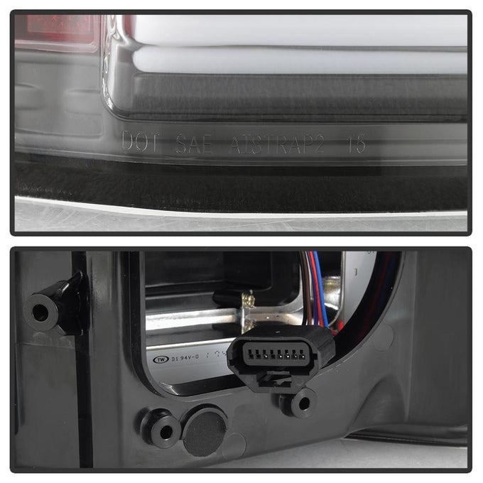 Black LED Tail Lights <br>15-17 Ford F-150