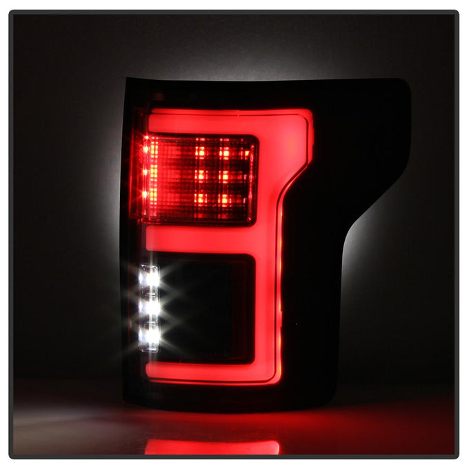 Black LED Tail Lights <br>15-17 Ford F-150