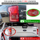 Red Clear LED Tail Lights <br>15-17 Ford F-150