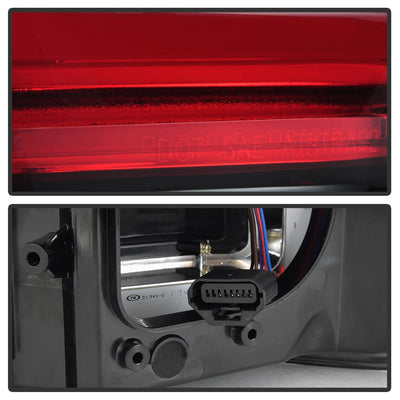 Red Clear LED Tail Lights <br>15-17 Ford F-150
