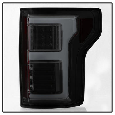Black Smoke LED Tail Lights <br>15-17 Ford F-150