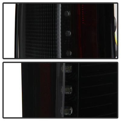 Black Smoke LED Tail Lights <br>15-17 Ford F-150