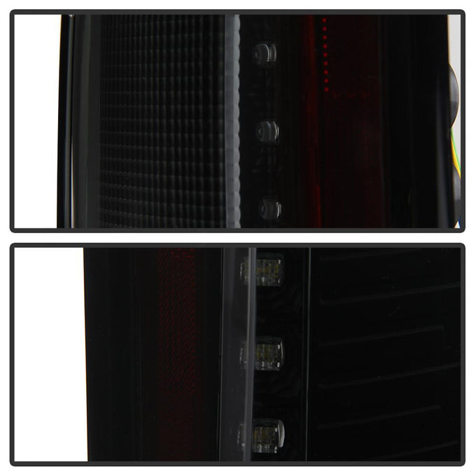Black Smoke LED Tail Lights <br>15-17 Ford F-150