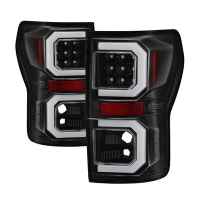 Version 2 Black LED Tail Lights <br>07-13 Toyota Tundra