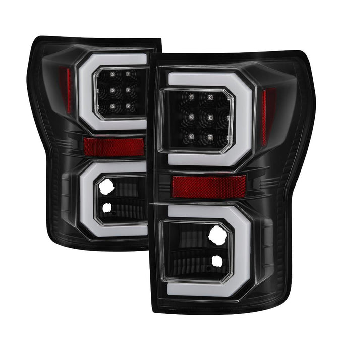 Version 2 Black LED Tail Lights <br>07-13 Toyota Tundra