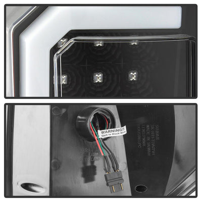 Version 2 Black LED Tail Lights <br>07-13 Toyota Tundra