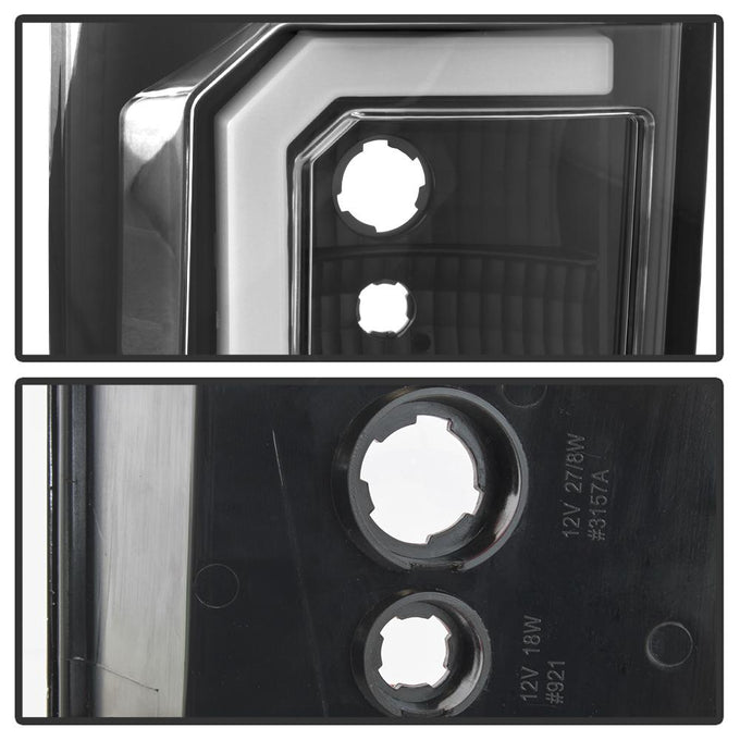 Version 2 Black LED Tail Lights <br>07-13 Toyota Tundra
