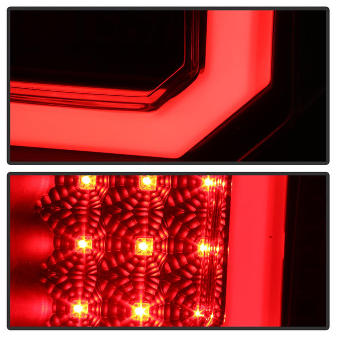 Version 2 Black LED Tail Lights <br>07-13 Toyota Tundra