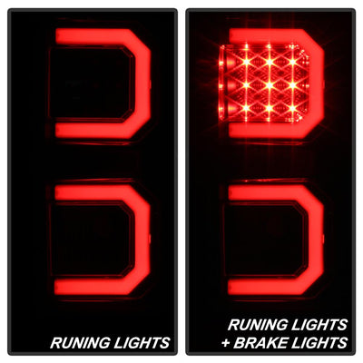 Version 2 Black LED Tail Lights <br>07-13 Toyota Tundra