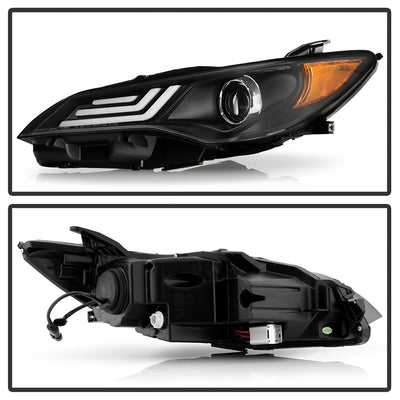 Black Projector Headlights <br>15-17 Toyota Camry