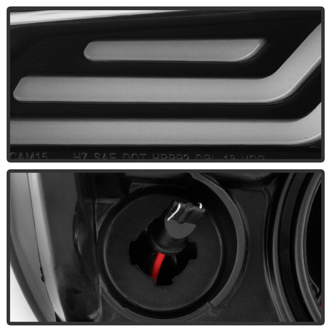 Black Projector Headlights <br>15-17 Toyota Camry
