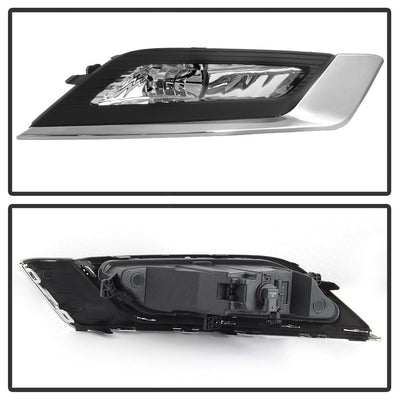 Clear OEM Fog Lights W/Switch and Cover <br>17-18 Ford Fusion