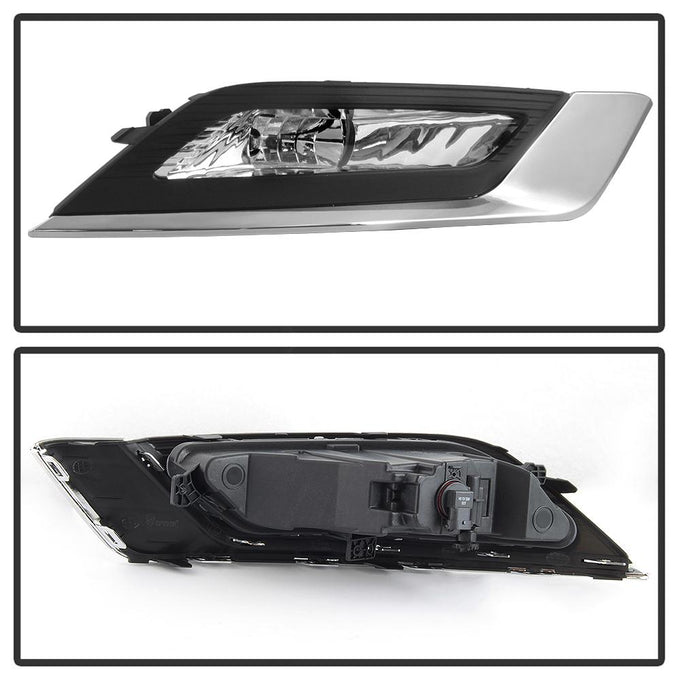 Clear OEM Fog Lights W/Switch and Cover <br>17-18 Ford Fusion