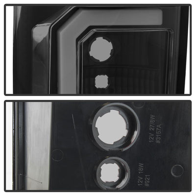 Version 2 Black Smoke LED Tail Lights <br>07-13 Toyota Tundra