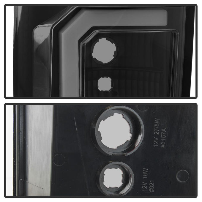 Version 2 Black Smoke LED Tail Lights <br>07-13 Toyota Tundra