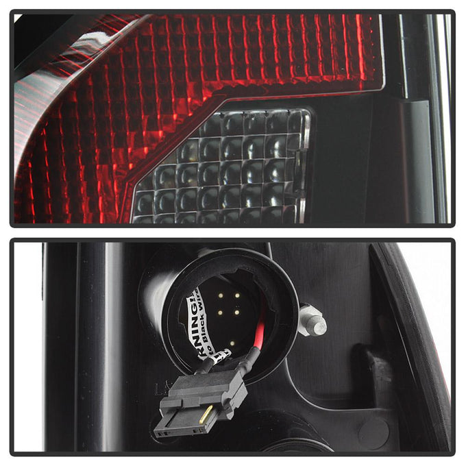 Black LED Tail Lights <br>05-15 Toyota Tacoma