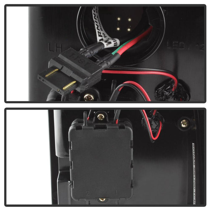 Black LED Tail Lights <br>05-15 Toyota Tacoma
