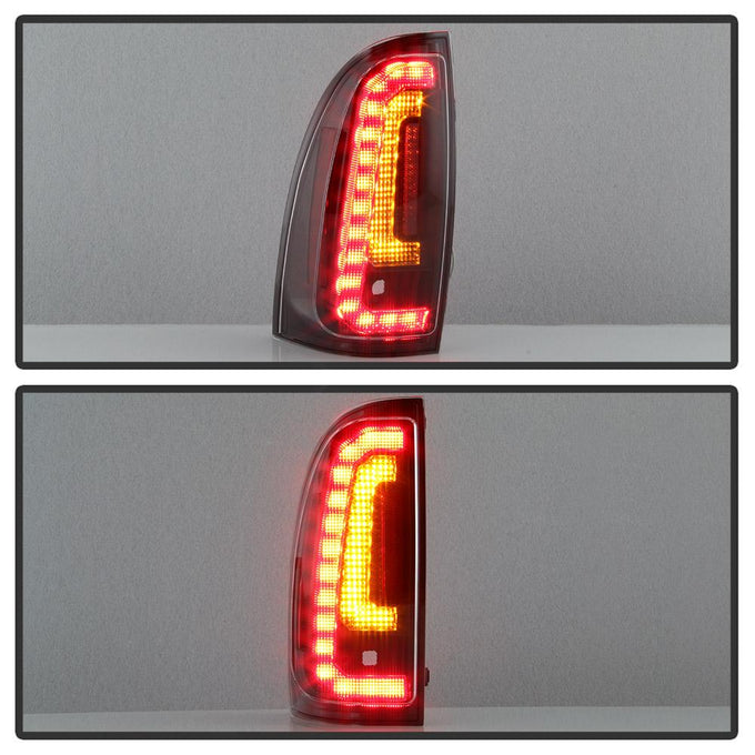 Black LED Tail Lights <br>05-15 Toyota Tacoma
