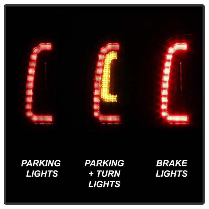 Black LED Tail Lights <br>05-15 Toyota Tacoma