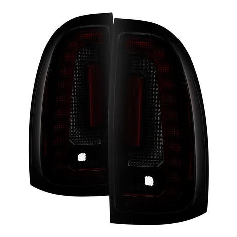 Black Smoke LED Tail Lights <br>05-15 Toyota Tacoma