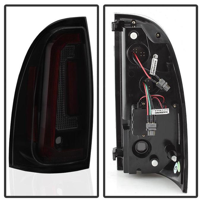 Black Smoke LED Tail Lights <br>05-15 Toyota Tacoma