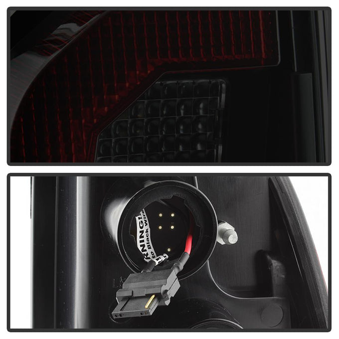 Black Smoke LED Tail Lights <br>05-15 Toyota Tacoma