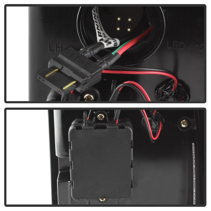 Black Smoke LED Tail Lights <br>05-15 Toyota Tacoma