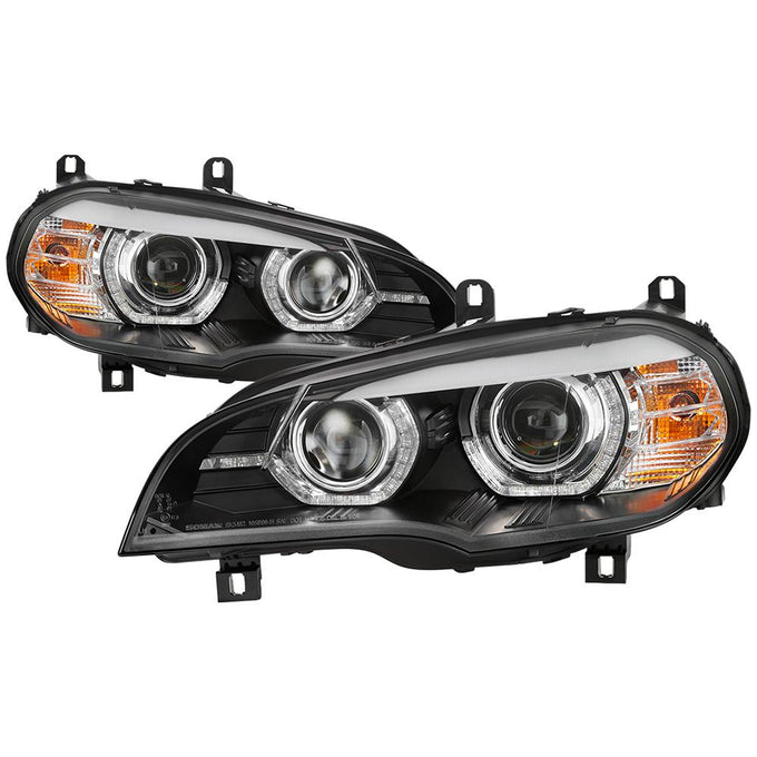 Black Projector Headlights <br>07-10 BMW X5