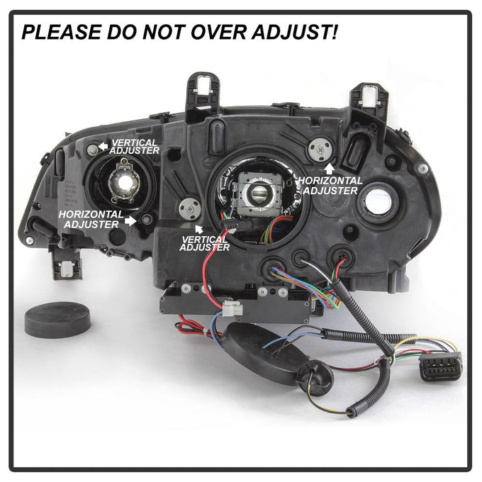 Black Projector Headlights <br>07-10 BMW X5