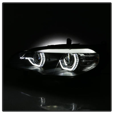 Black Projector Headlights <br>07-10 BMW X5