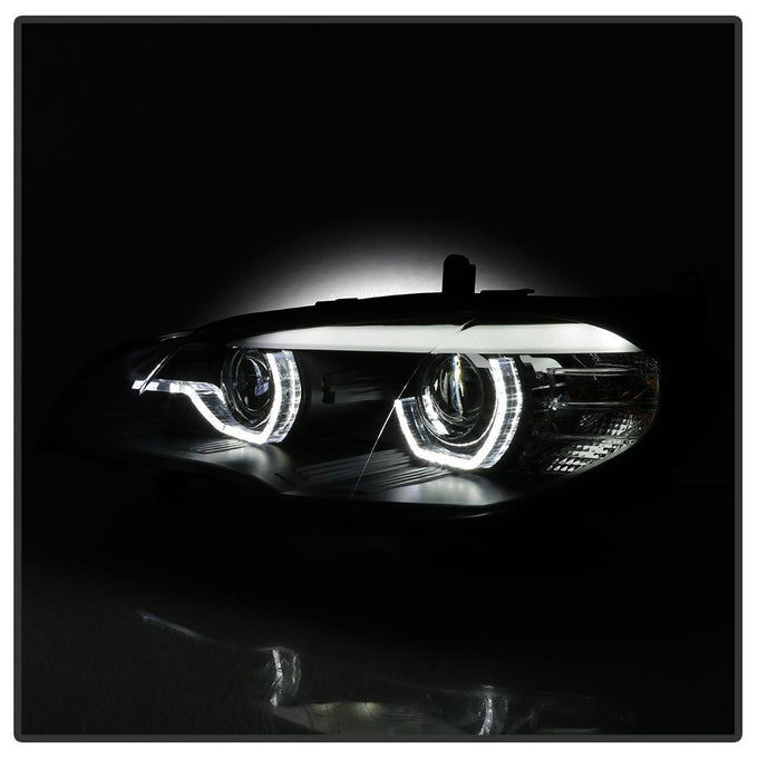 Black Projector Headlights <br>07-10 BMW X5