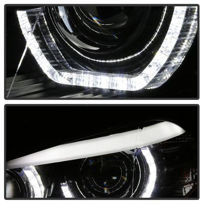 Black Projector Headlights <br>07-10 BMW X5