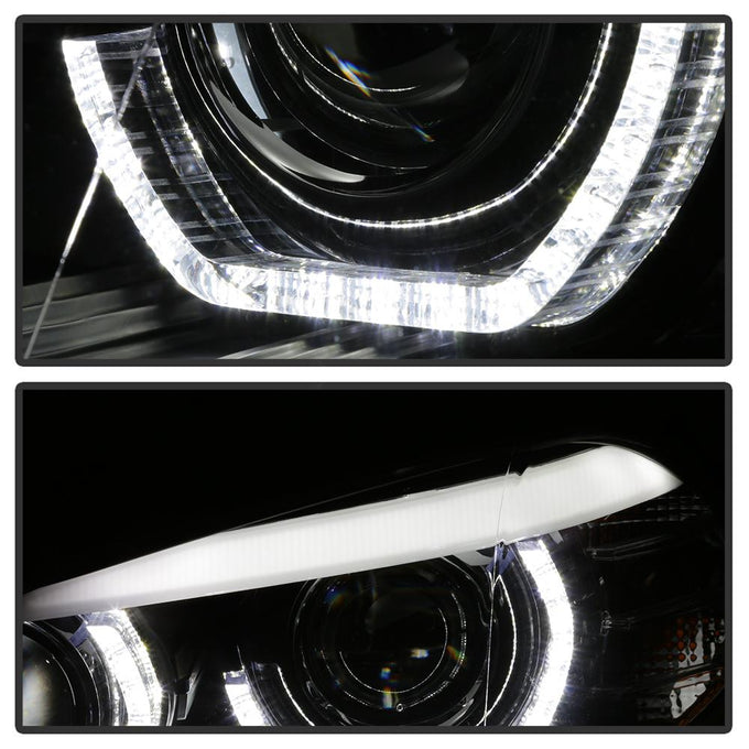 Black Projector Headlights <br>07-10 BMW X5