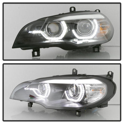 Black Projector Headlights <br>07-10 BMW X5