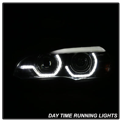 Black Projector Headlights <br>07-10 BMW X5